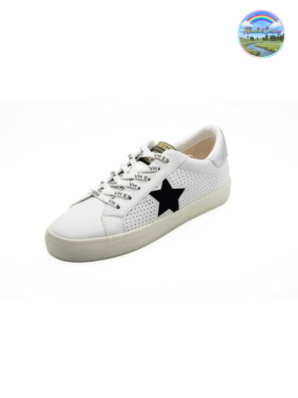 Vintage Havana Gadol Women's Leather Star Sneakers Lace-up Casual Athletic Shoes